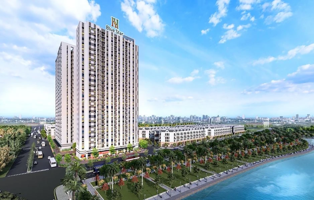 Phối cảnh Khu căn hộ Hanhomes Blue Star