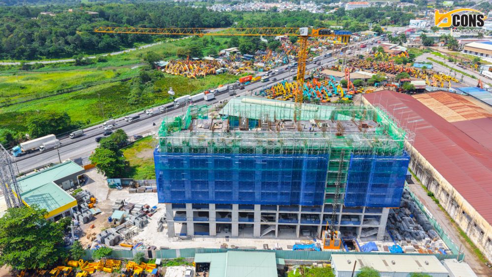Hình ảnh tại công trường thi công dự án Bcons Avenue