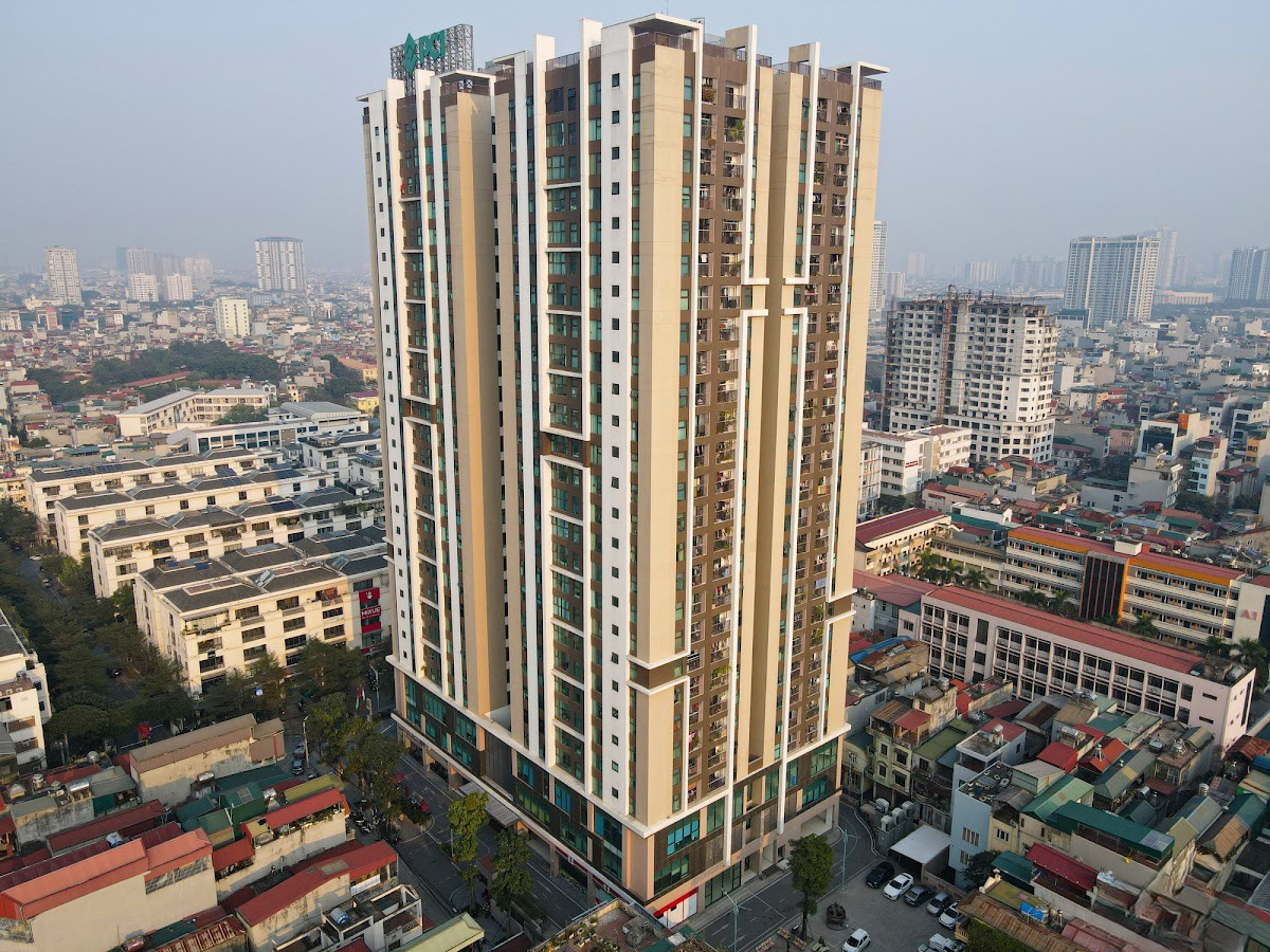 Tổng quan Chung cư Khu nhà ở 44 Triều Khúc từ trên cao