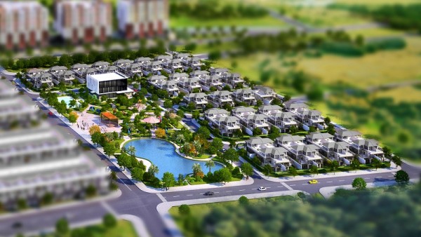 Phối cảnh Khu đô thị mới Phố Nối House