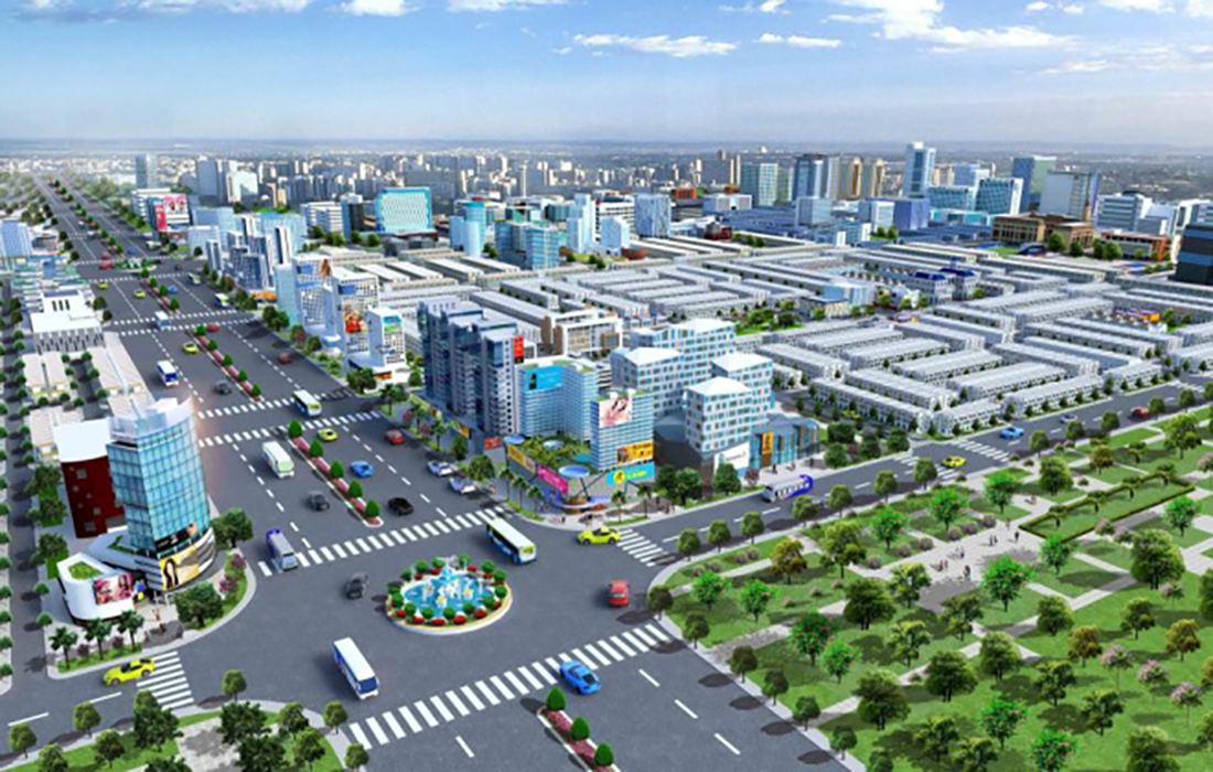 Hạ tầng rộng lớn tại Khu đô thị Nhơn Trạch