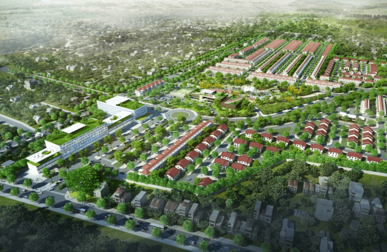 Không gian xanh và tiện ích nội khu VSIP Quảng Ngãi