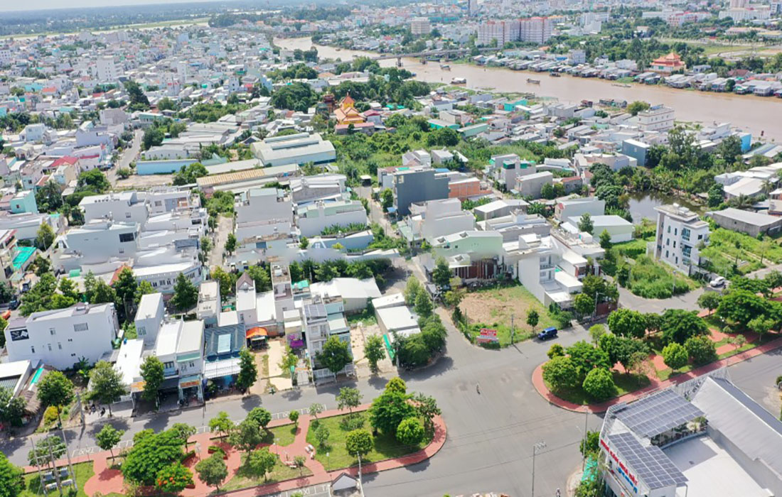 Toàn cảnh Khu dân cư Sao Mai Bến Tre