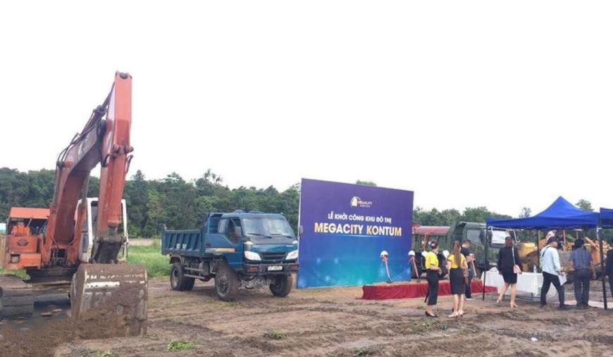 Mặt bằng phân lô Mega City Kon Tum rõ ràng, đường nội khu rộng rãi