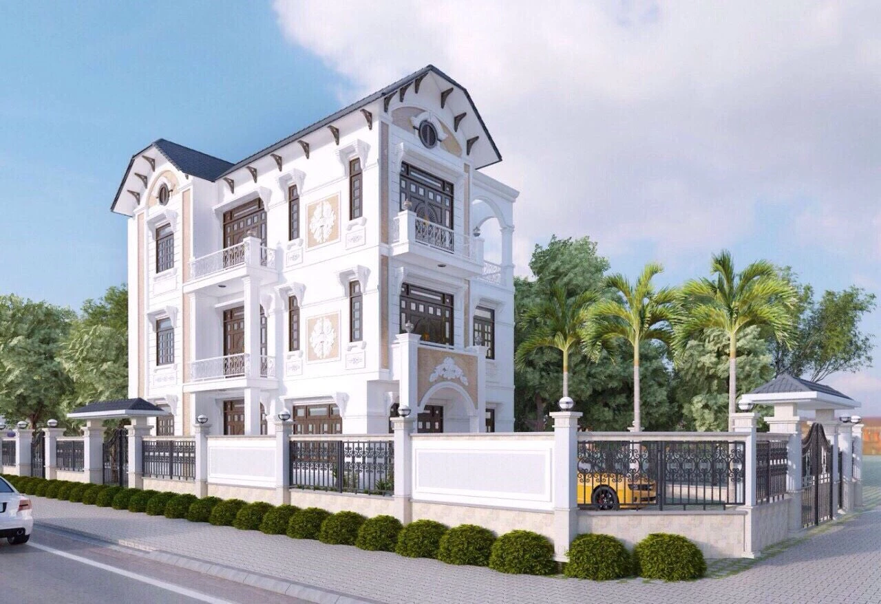Phối cảnh nhà phố hiện đại tại Huế Green City