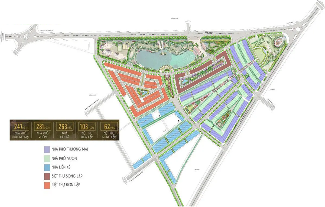 Sơ đồ phân khu EcoCity Premia