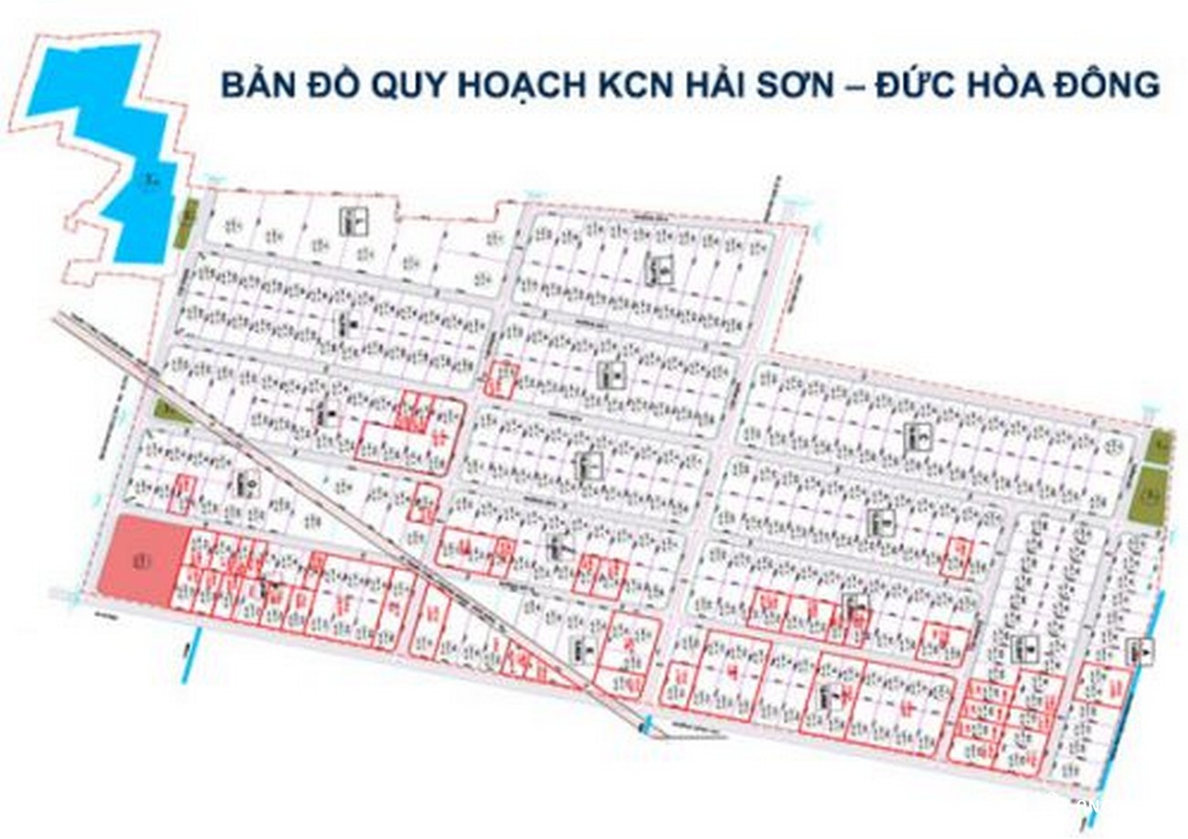 Sơ đồ tổng thể Khu công nghiệp Hải Sơn