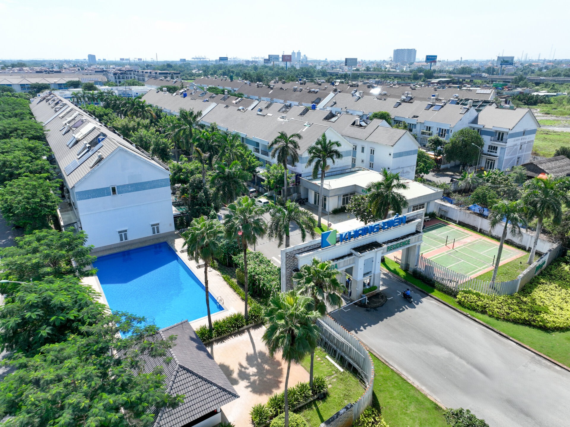 Cổng chào dự án Mega Residence Khang Điền