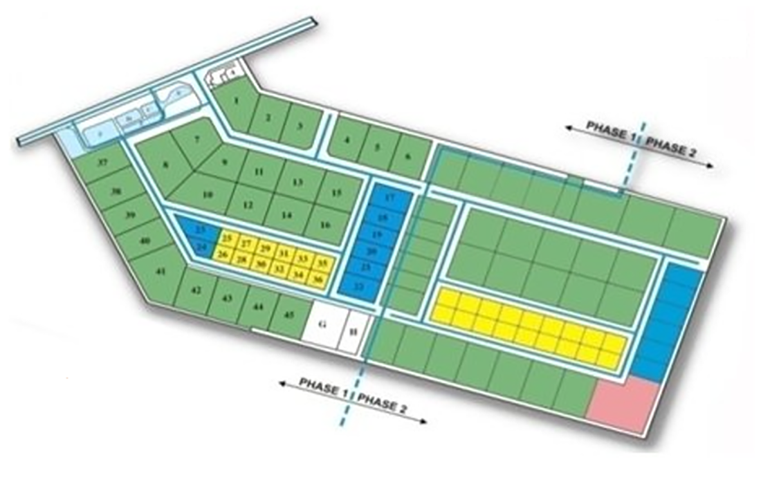 Sơ đồ quy hoạch Khu Công Nghiệp Nội Bài