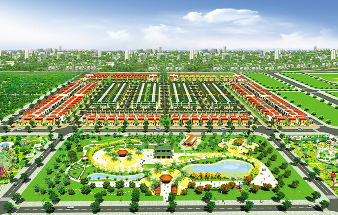 Tiện ích công viên trung tâm tại Eco Sun