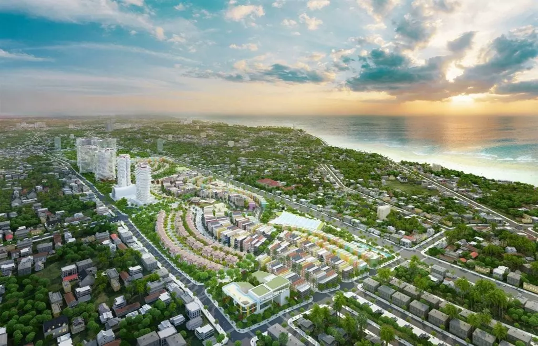 Phối cảnh phố đi bộ tại Mũi Né Summerland