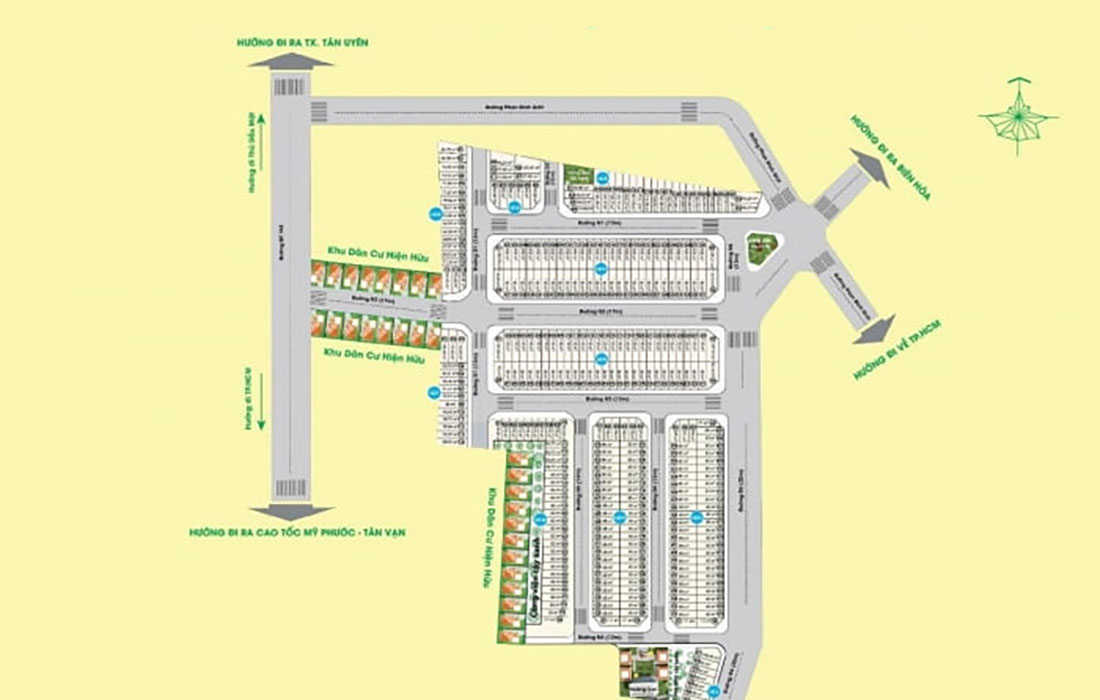 Phối cảnh nhà phố liền kề The Sun City