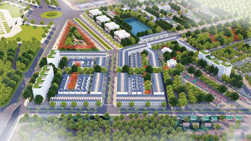Tổng quan Khu đô thị mới Hòa Bình New City từ trên cao