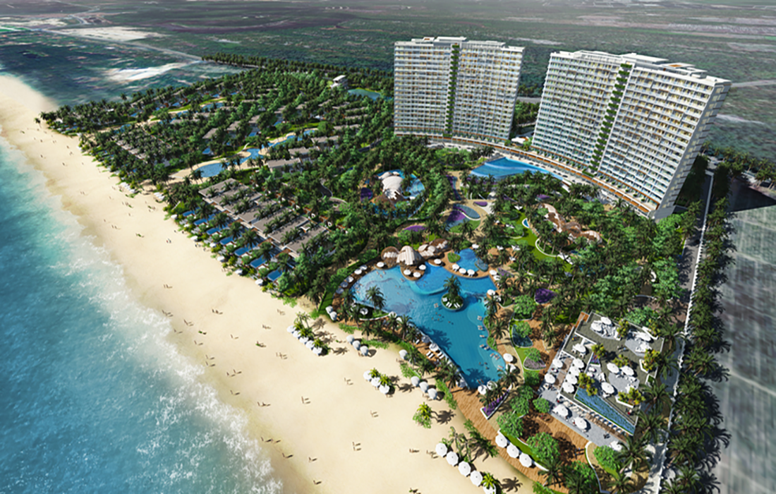 Phối cảnh Biệt thự ven biển Melia Hồ Tràm