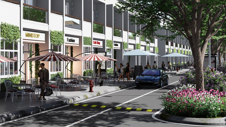 Phối cảnh tổng thể Khu đô thị mới Riverside City Long An