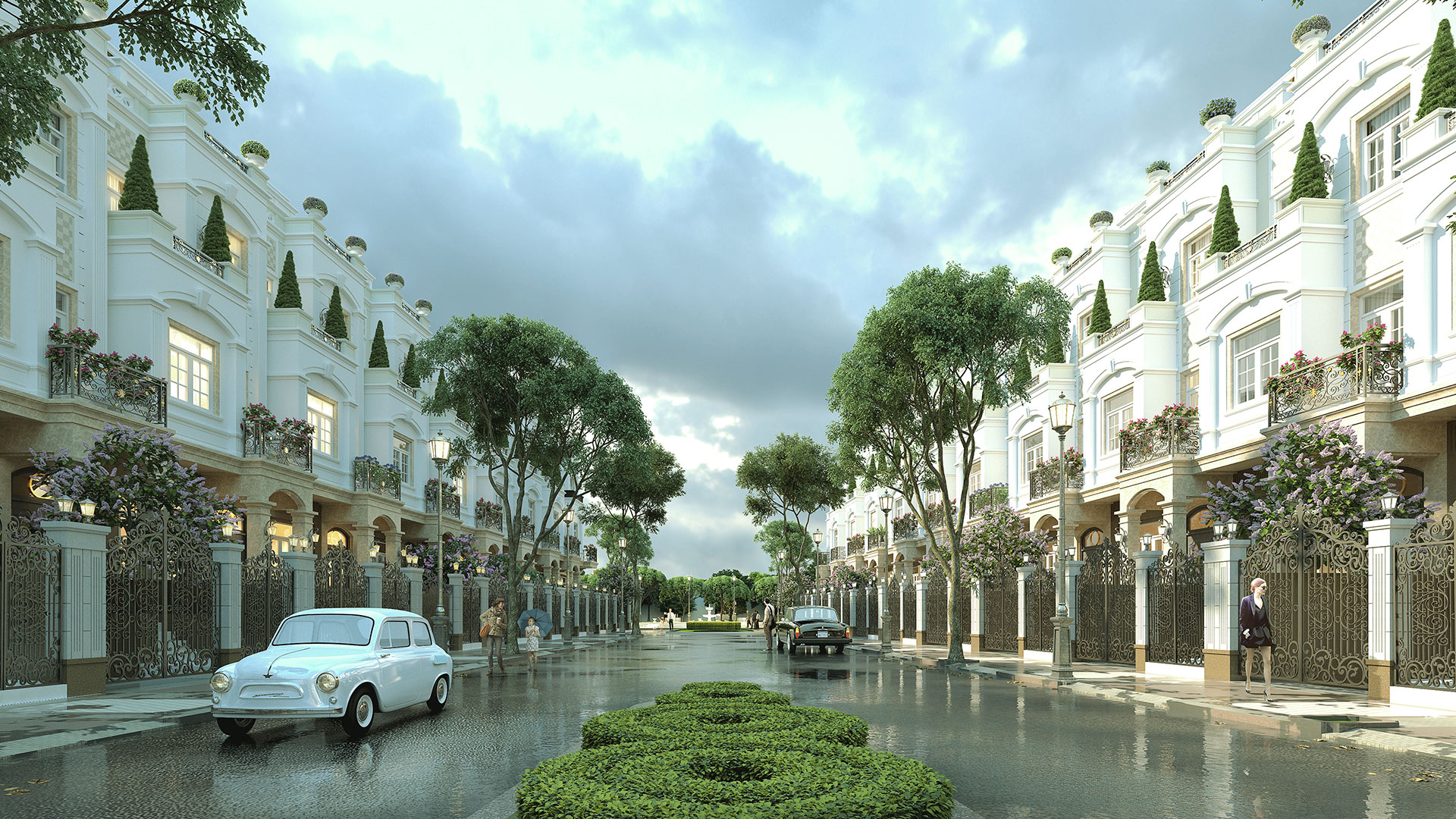Tiện ích hồ bơi tại Little Village Thủ Đức