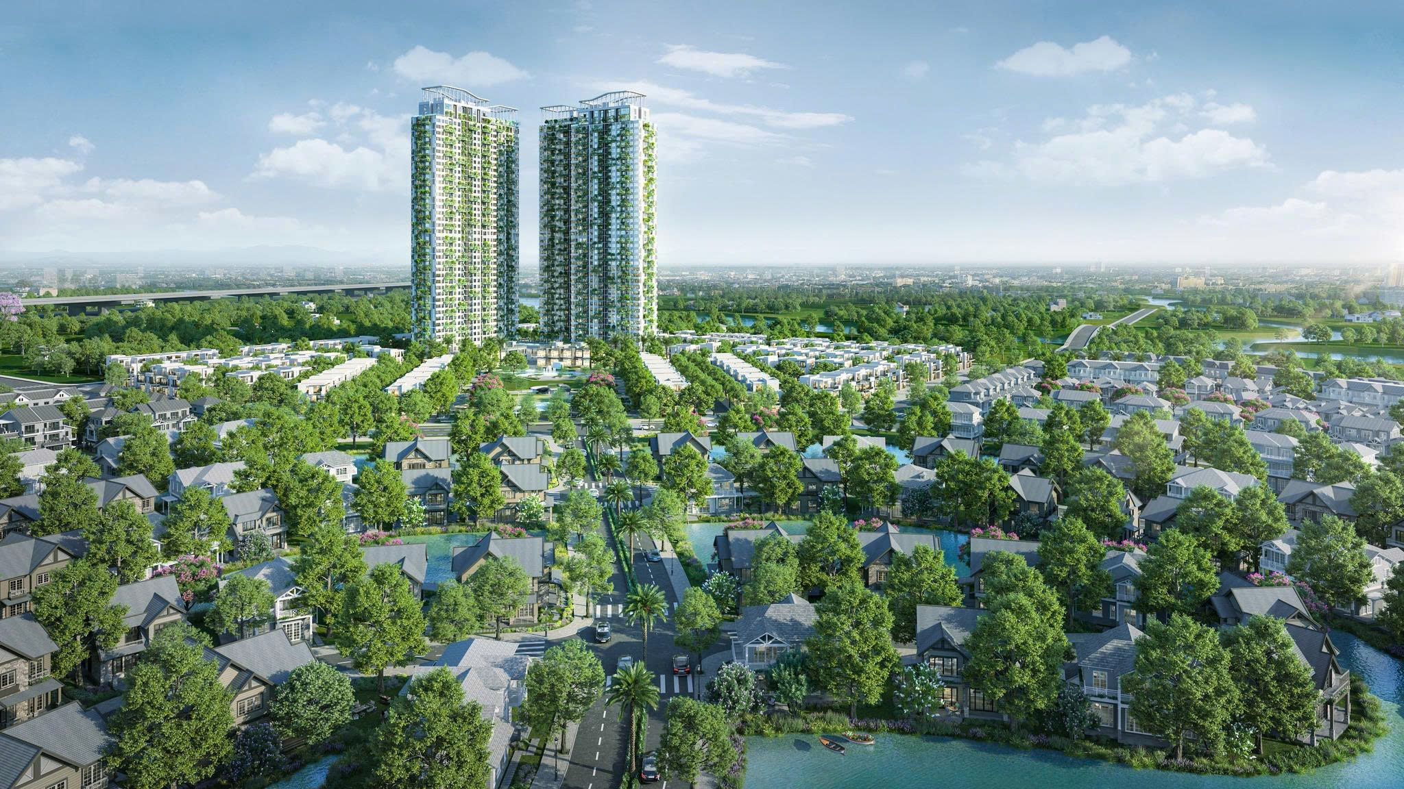 Tổng quan Eco Retreat Long An với cảnh quan xanh