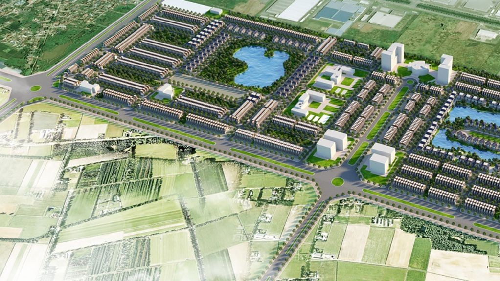 Thiết kế nhà phố Khu đô thị mới V-Green City Phố Nối hiện đại
