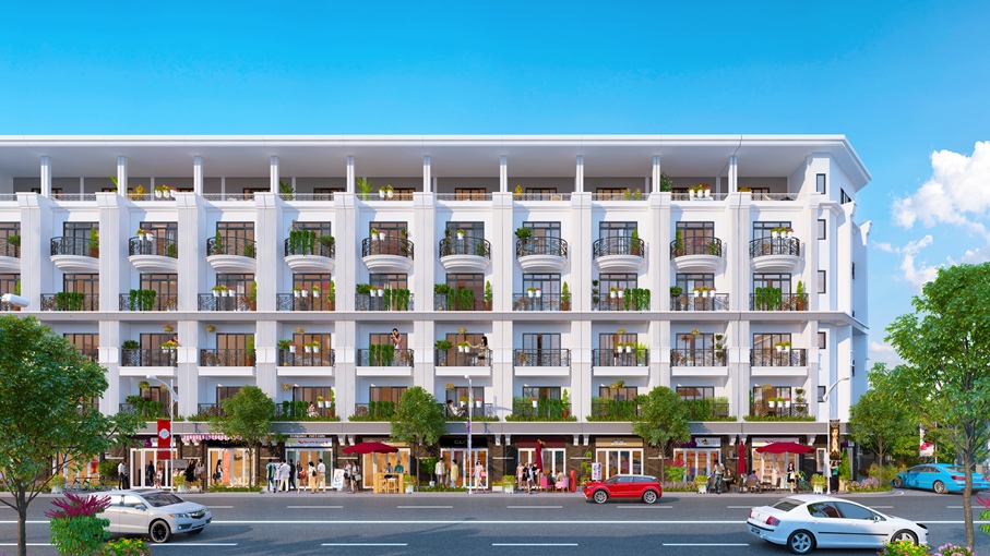 Phối cảnh Nhà liền kề 124 Vĩnh Tuy