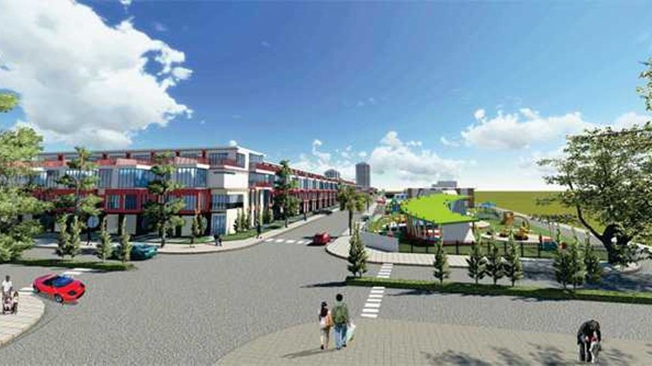 Phối cảnh tổng thể Khu dân cư Đức Hòa Residence
