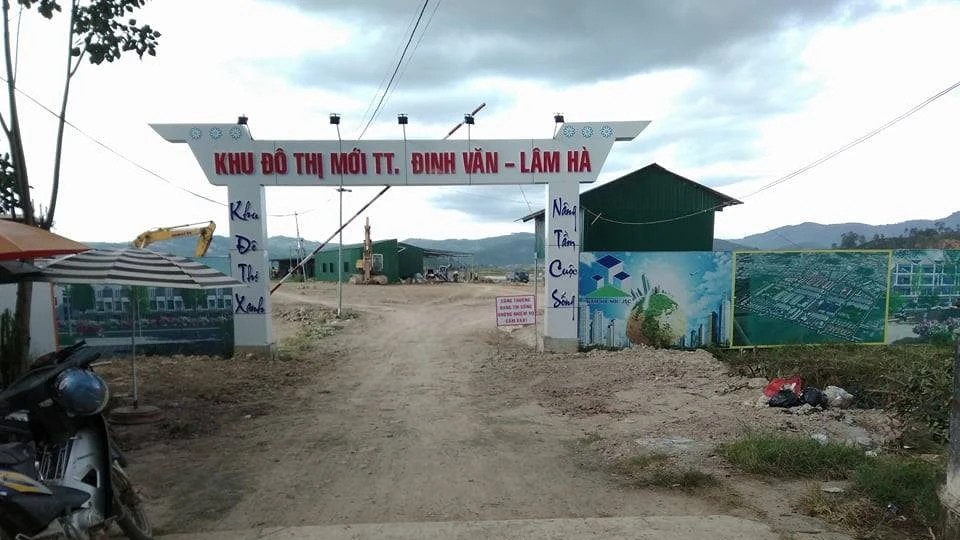 Toàn cảnh Khu đô thị mới Đinh Văn từ trên cao
