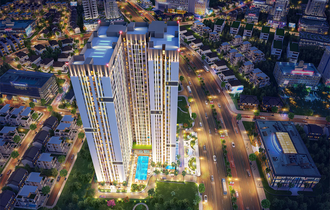 Phối cảnh nội thất căn hộ Diamond Connect