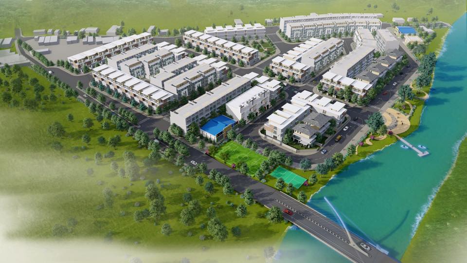 Phối cảnh cổng chào Khu dân cư An Lộc Phát Quảng Ngãi