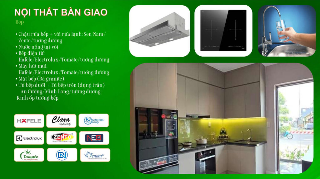 Một số chi tiết nội thất bàn giao ở Bcons CIty