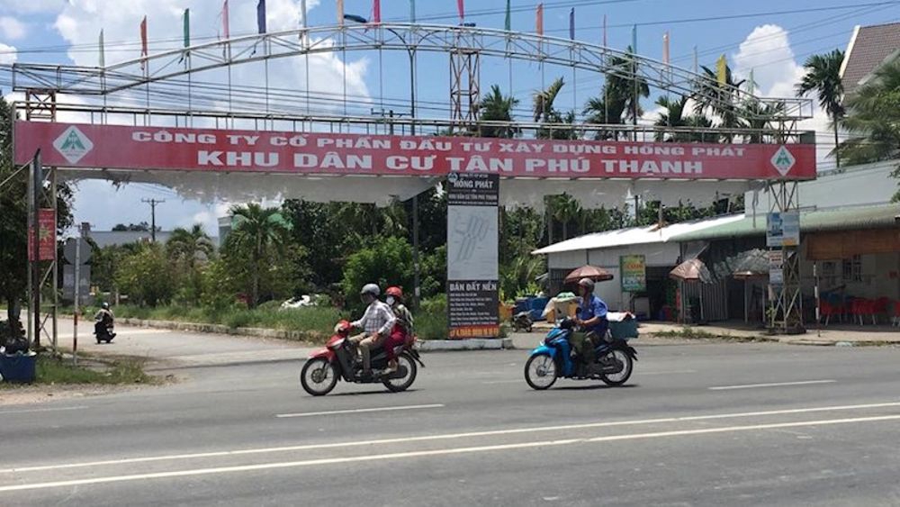Tổng quan Khu dân cư Tân Phú Thạnh từ trên cao