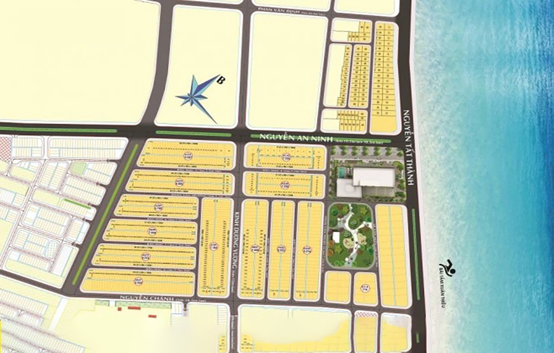 Sơ đồ phân lô dự án Hòa Khánh Residence
