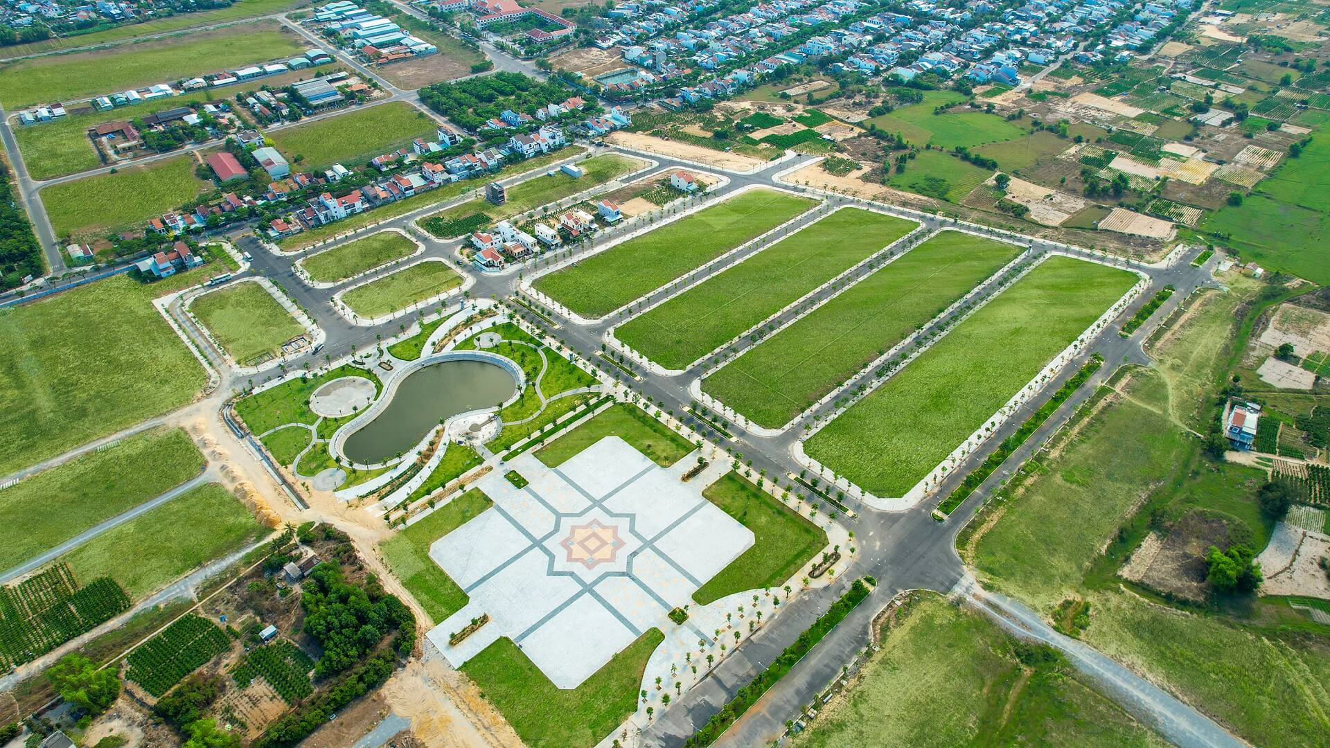 Không gian xanh và tiện ích tại Hội An Legacity