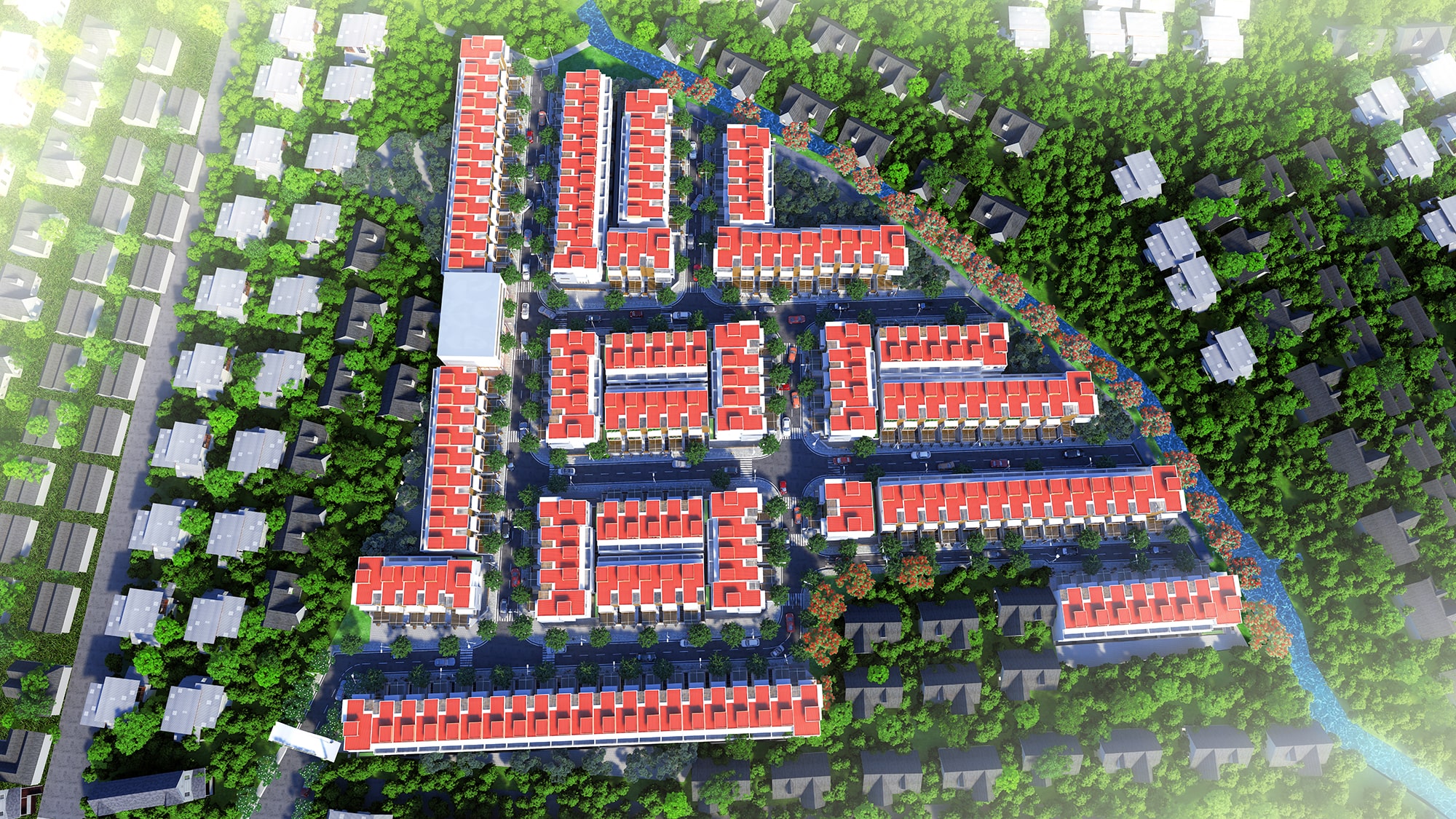 Phối cảnh biệt thự mẫu Thuận Đạo Residence