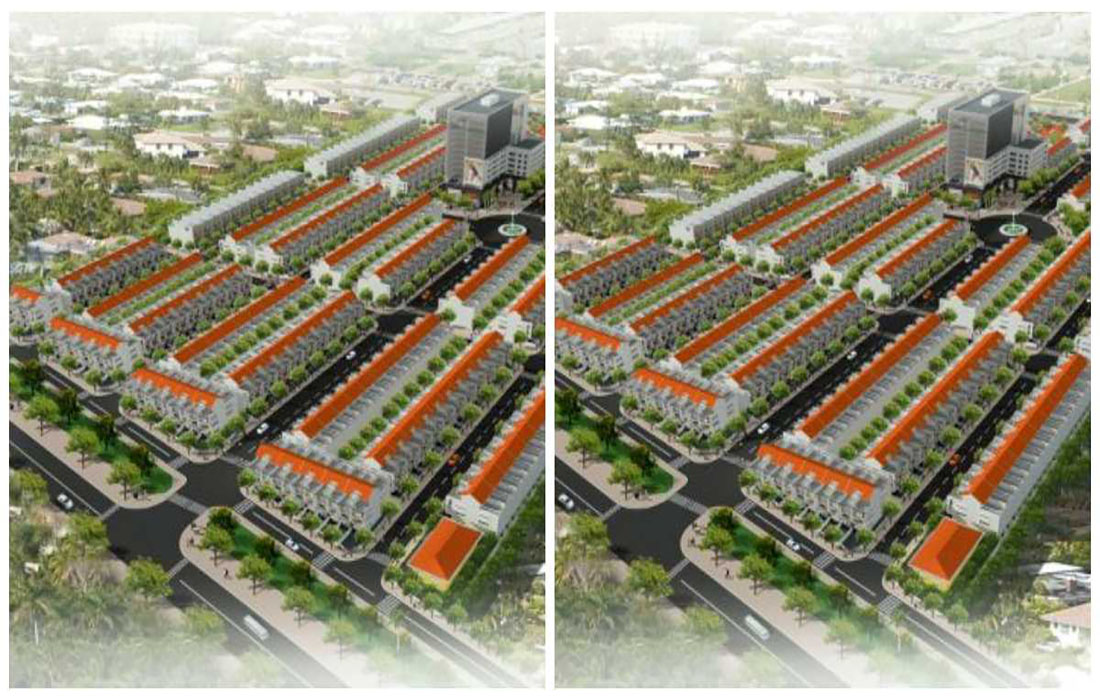 Mặt tiền nhà phố Khu dân cư Sao Mai Bến Tre