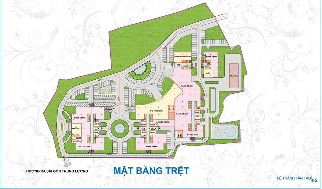 Mặt bằng điển hình căn hộ tại Chung cư Lê Thành Tân Tạo