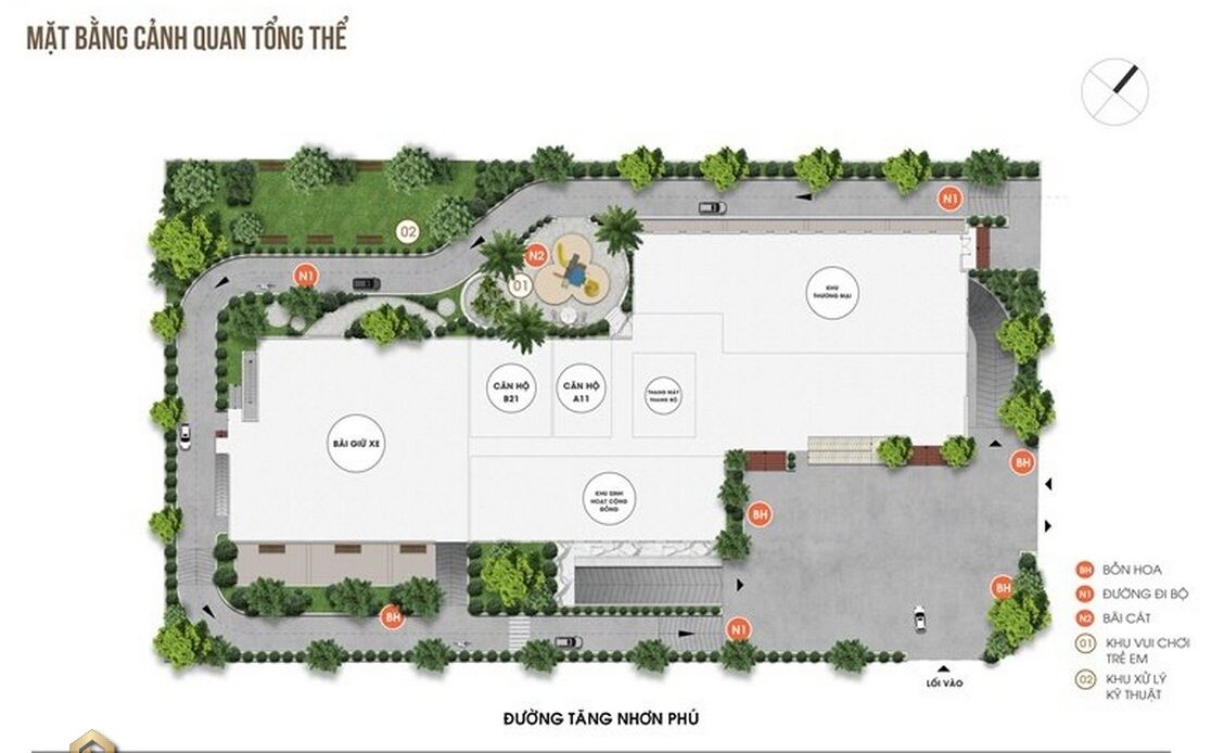 Sơ đồ mặt bằng chi tiết dự án Citrine Apartment TP. Thủ Đức