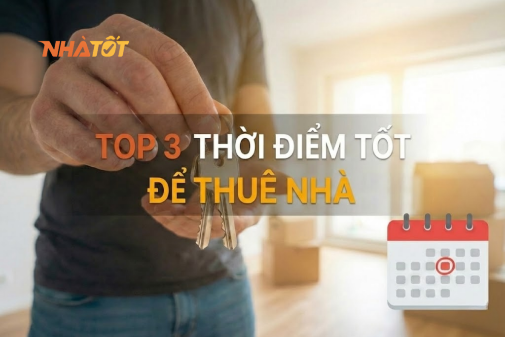 Top 3 thời điểm tốt để thuê nhà, thuê trọ giá rẻ người cầm chìa khóa trong căn nhà mới, gợi ý ba thời điểm thuận lợi để thuê nhà với nhiều lựa chọn và mức giá tốt.
