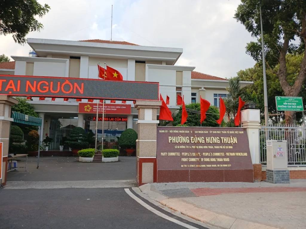 UBND phường Đông Hưng Thuận TPHCM
