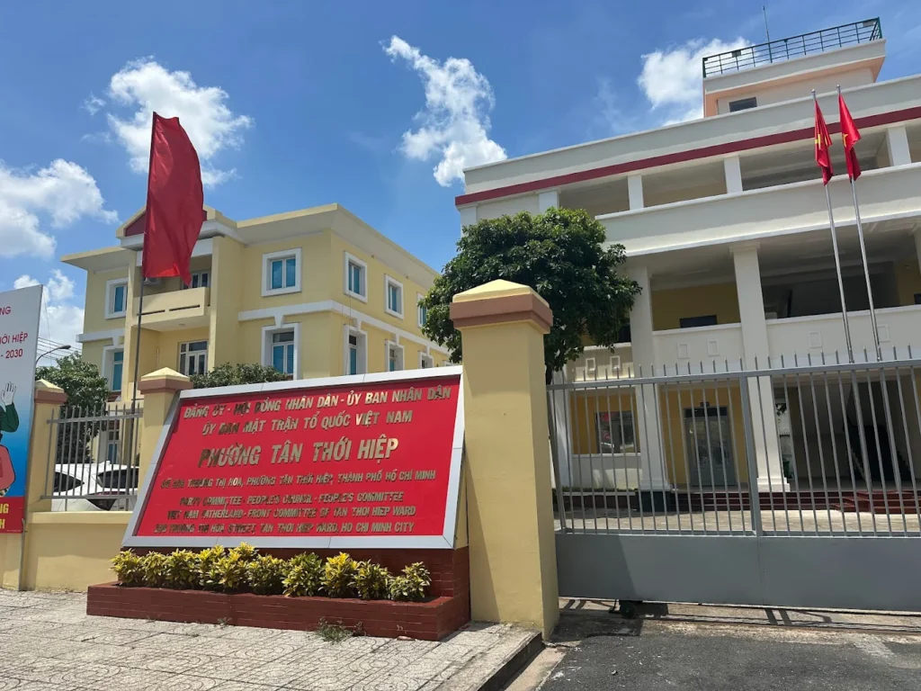 UBND phường Tân Thới Hiệp ở đâu? Cập nhật sau sáp nhập UBND phường Tân Thới Hiệp TPHCM