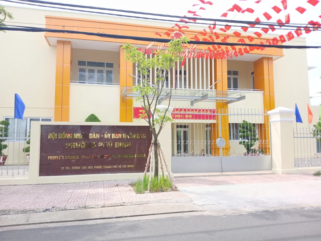 UBND phường Phú Định ở đâu? Cập nhật sau sáp nhập UBND phường Phú Định TPHCM