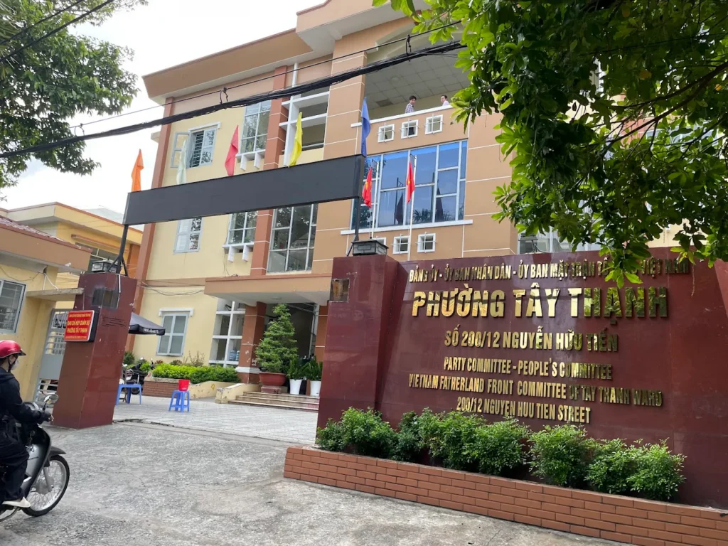 Tìm hiểu thông tin mới nhất về UBND phường Tây Thạnh sau sáp nhập UBND phường Tây Thạnh TPHCM