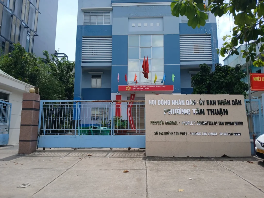 UBND phường Tân Thuận ở đâu? Cập nhật sau sáp nhập UBND phường Tân Thuận TPHCM