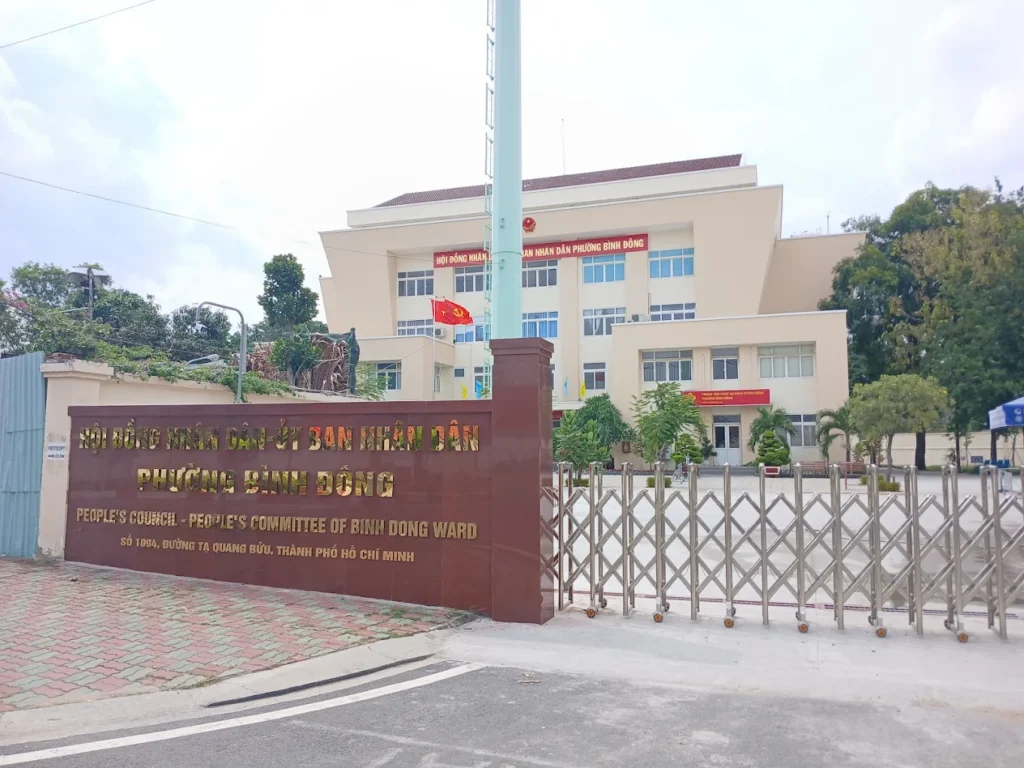 UBND phường Bình Đông TPHCM