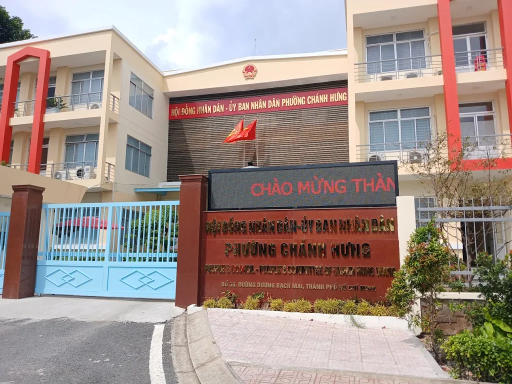 UBND phường Chánh Hưng TPHCM