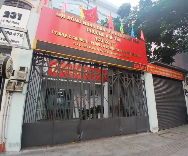 UBND phường Phú Thọ TPHCM
