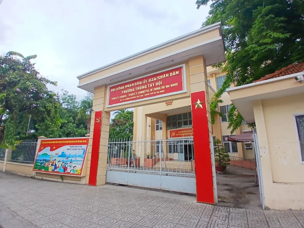 UBND phường Thông Tây Hội TPHCM