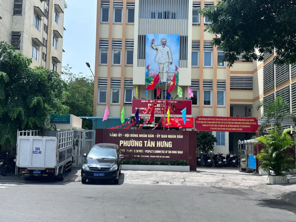UBND phường Tân Hưng ở đâu? Cập nhật sau sáp nhập UBND phường Tân Hưng TPHCM