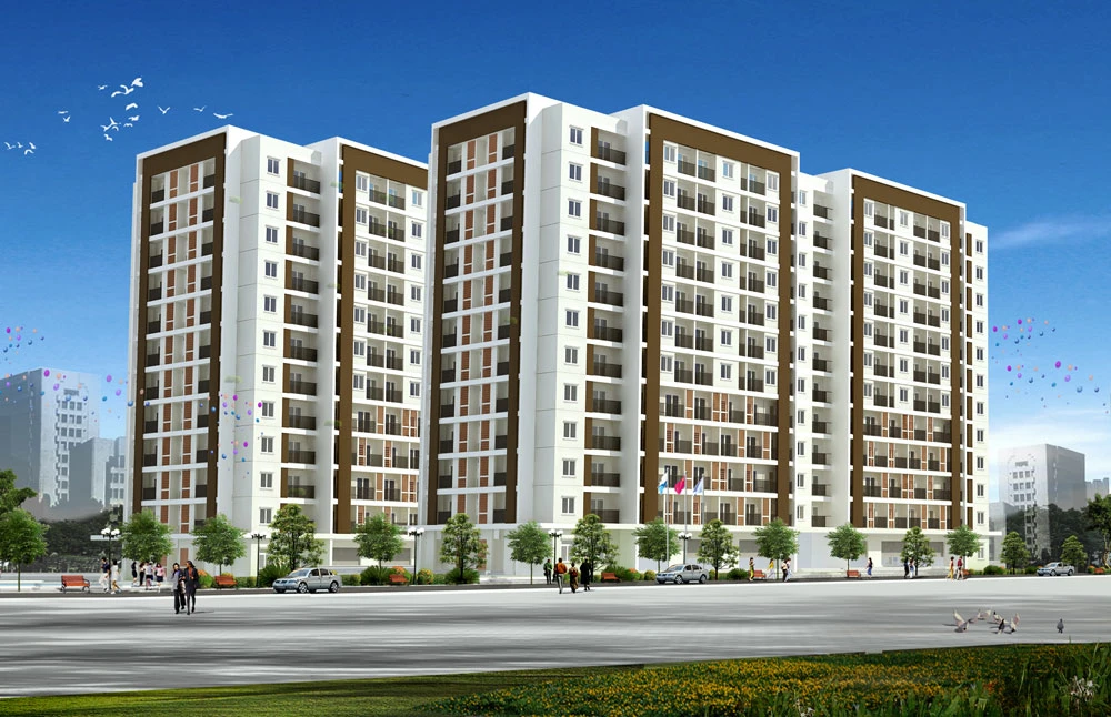 Thiết kế thực tế căn hộ Khu chung cư nhà ở xã hội KCN Hòa Khánh