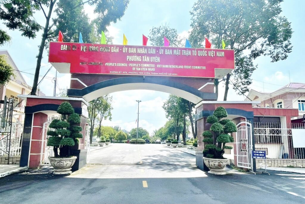 Thủ tục UBND phường Tân Uyên