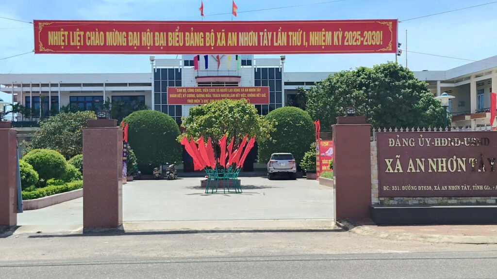 vị trí trụ sở UBND xã An Nhơn Tây