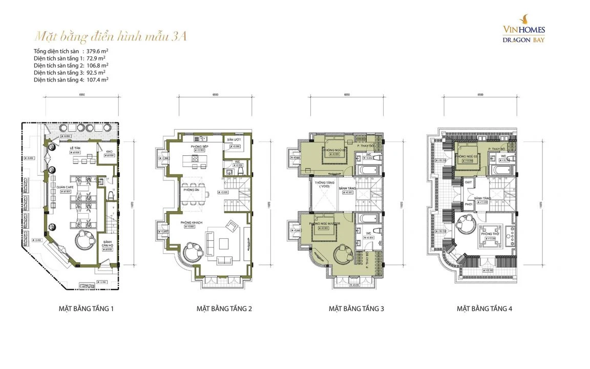 Sơ đồ mặt bằng dự án Vinhomes Hạ Long Dragon Bay
